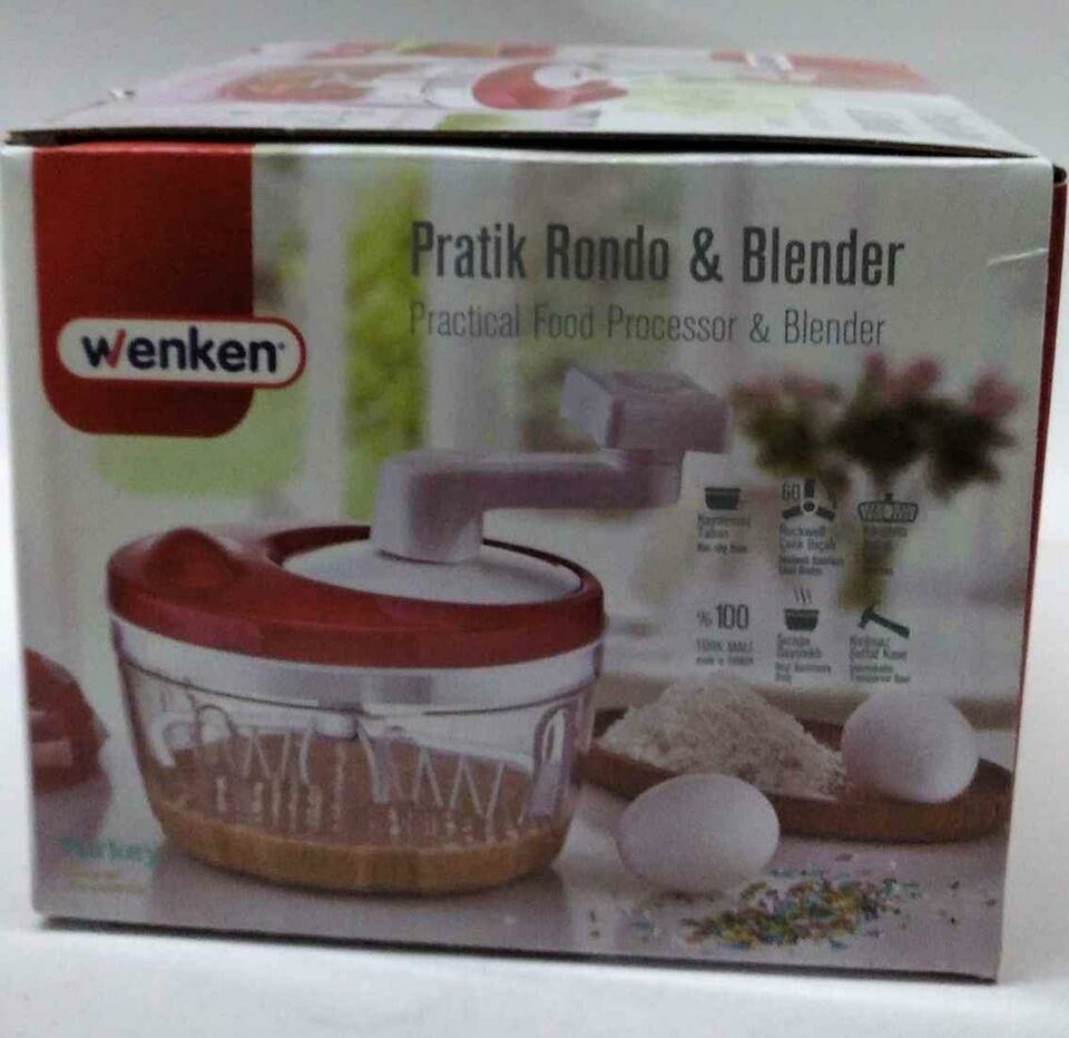 WENKEN Pratik Rondo Blender , Çelik Bıçaklar ,Manuel Olarak Kullanılır