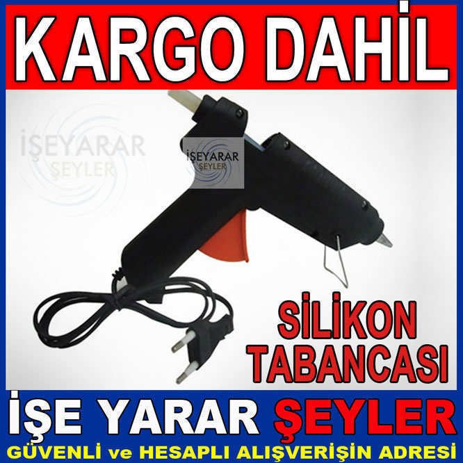 KÜÇÜK BOY SICAK SİLİKON TABANCASI 7-8mm MUM