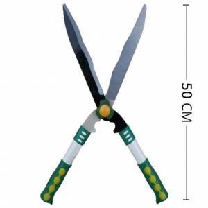 50cm Çim Kesme Makası Çit Dal Budama Kesme Budama Makası Dalgalı Bıçaklı Çim Budama Makası