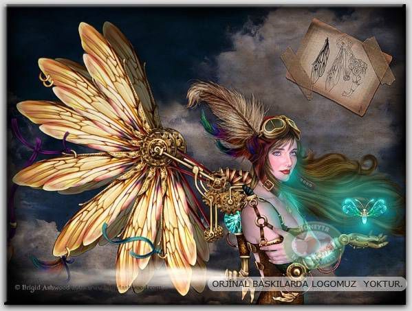 100x70cm ÇERÇEVELİ CANVAS TABLO FANTASY C01 1428