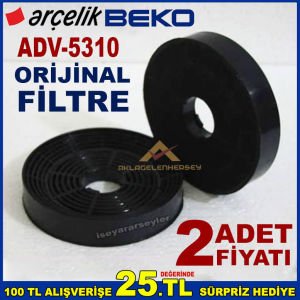 ARÇELİK BEKO ADV 5310 ANKASTRE DAVLUMBAZ FİLTRESİ 5310 ASPİRATÖR KARBON FİLTRE