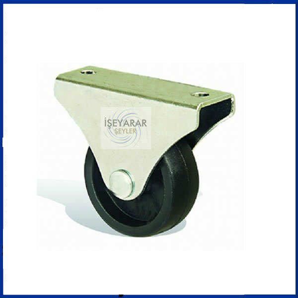 24 Mm Sabit Maşalı Polipropilen Burçlu Teker