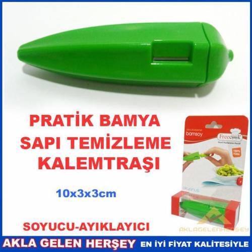 Pratik Bamya Sapı Temizleme Soyma Aracı