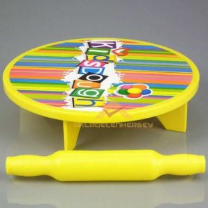 YUVARLAK STANDLI 3 RENKLİ 8 PARÇA MERDANELİ SET OYUN HAMURU SETİ