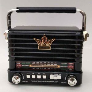 Everton RT _921 FM Radyo MP3 Çalar USB,SD Giriş Şarj Edilebilir Bataryalı, Nostaljik Görünümlü