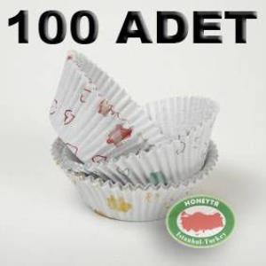 100 ADET YUVARLAK KEK VE BROWNİ KAPSÜLÜ Ø6x h:3