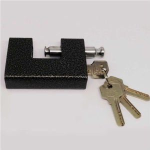 90mm Kayar Milli Yassı Paslanmaz Çelik Asma Kilit - 1. Kalite Küpe Asma Kilit