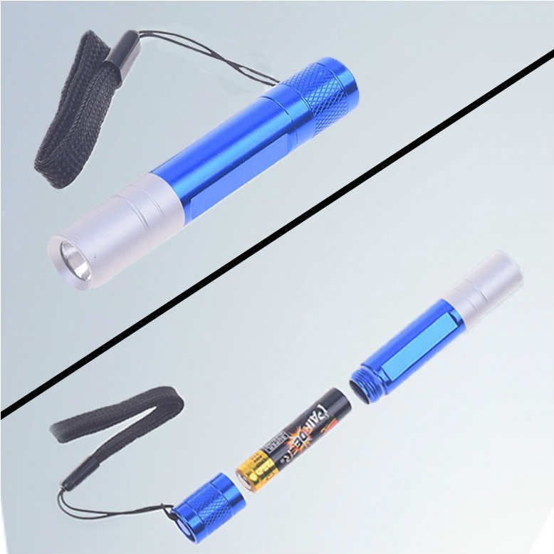 Cep ve Avuç İçi Model 2'li Alüminyum Led Fener Seti Extra Parlak Işık Teknolojili Mini El Feneri