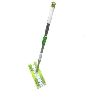 Mikrofiber Ayarlanbilir Metal Saplı 360° Hareketli Başlık Yer Ve Duvar Mopu