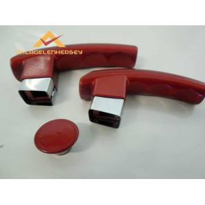 KIRMIZI RENKLİ ÇAYDANLIK KULP TAKIMI VE TUTACAĞI