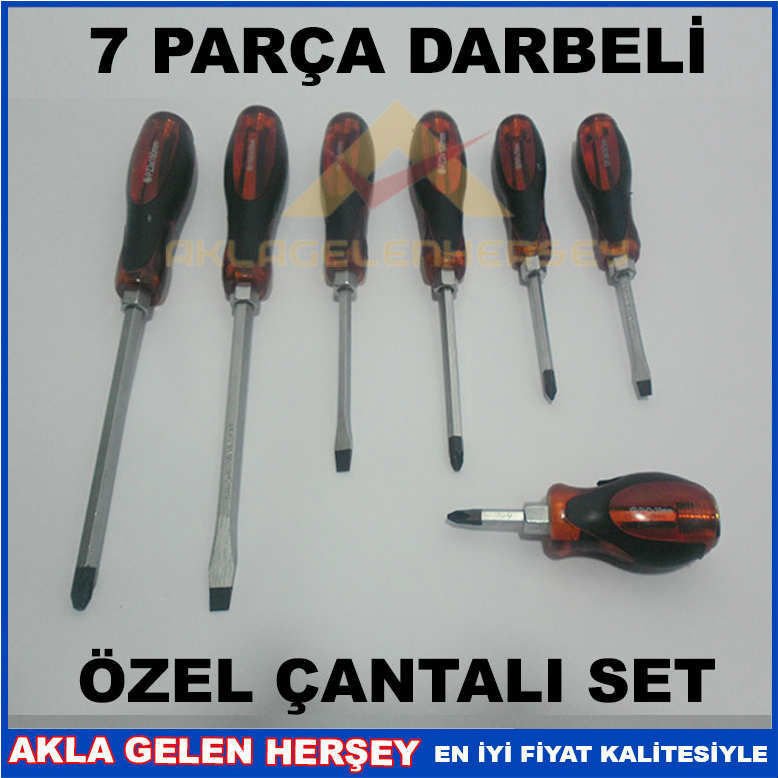 7PARÇA ÖZEL ÇANTALI DARBELİ SÜPER TORNAVİDA SETİ