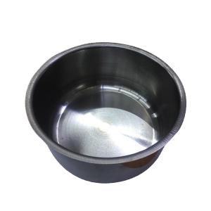 Vakum Kapaklı Paslanmaz Çelik Saklama Kabı Ø16x7cm Saklama Kabı