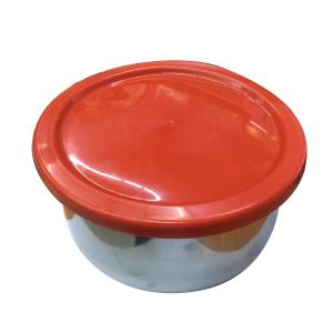 Vakum Kapaklı Paslanmaz Çelik Saklama Kabı Ø16x7cm Saklama Kabı