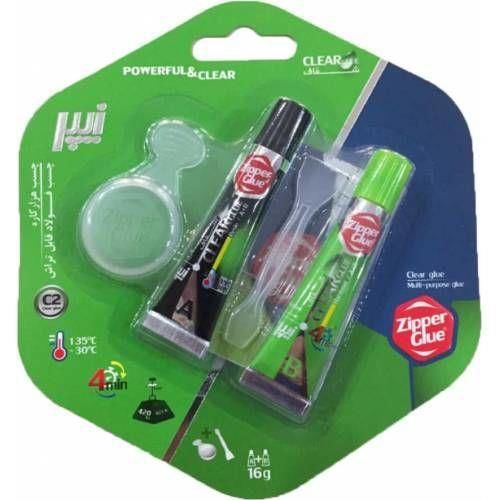 16 Gr Şeffaf Zipper Glue Hızlı Çift Komponentli Cam Metal Epoksi İran Yapıştırıcısı Zıpper