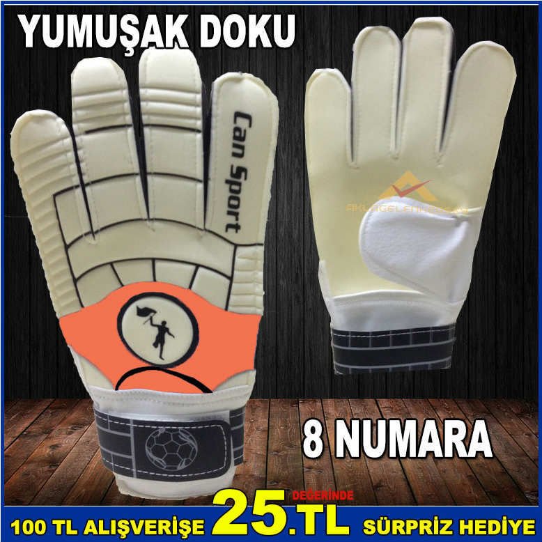 YUMUŞAK DOKUSU İLE KULLANIMI KOLAYLAŞTIRILMIŞ KALİTELİ MALZEMEDEN ÜRETİLMİŞ 8 NO KALECİ ELDİVENİ-1