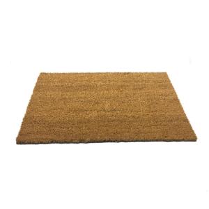 17mm Kalınlıkta PVC Tabanlı Sık Dokunmuş Koko Kıl Paspası 40x70cm Kapı Önü Paspası
