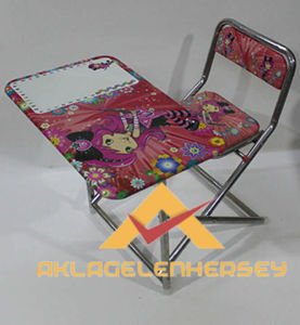 KATLANIR ÇOCUK ÇALIŞMA MASASI SETİ GİTARİST KIZ