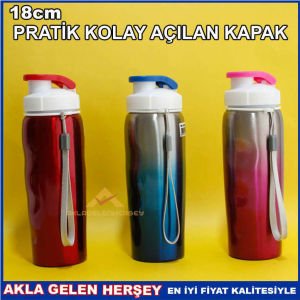 KIRILMAZ KOKU YAPMAZ PASLANMAZ ÇELİK MATARA