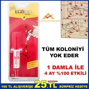 HAMAMBÖCEĞİ ve KARINCA YOK EDİCİ İNSEKTİSİT HAŞERE İLACI JEL 1