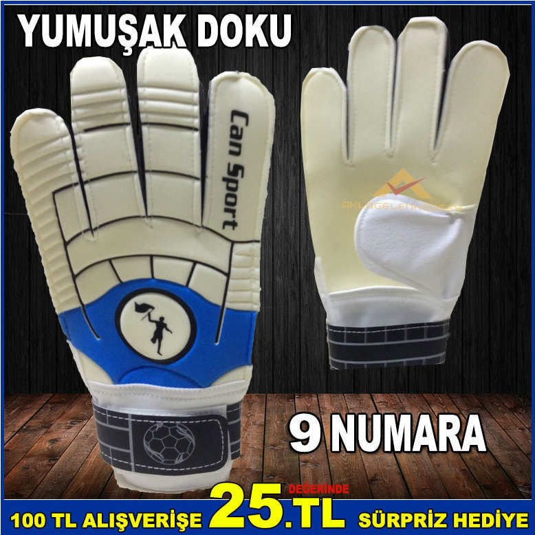 YUMUŞAK DOKUSU İLE KULLANIMI KOLAYLAŞTIRILMIŞ KALİTELİ MALZEMEDEN ÜRETİLMİŞ 9 NO KALECİ ELDİVENİ-1