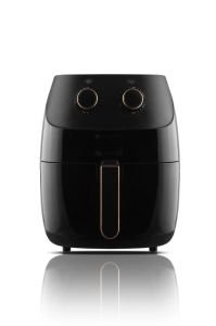 5.5 Litre Kapasiteli Büyük Boy Airfryer 3 Yıl Garantili Siyah