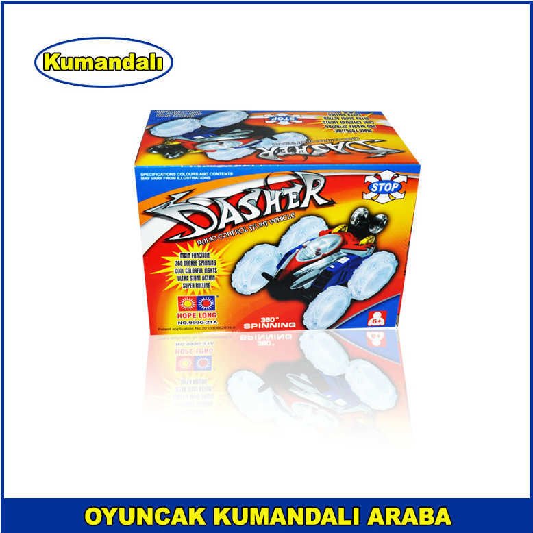 Uzaktan Kumandalı Işıklı Akrobasi Oyuncak Araba - Dasher Akrobat RC