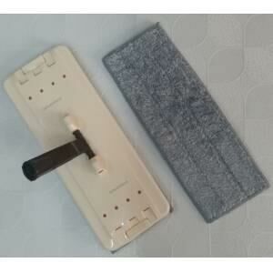 Tablet Mop için Plastik Cırtlı Başlık+1 adet Microfiber Yedek Set Tüm Tablet Moplara Uygun Orijinal