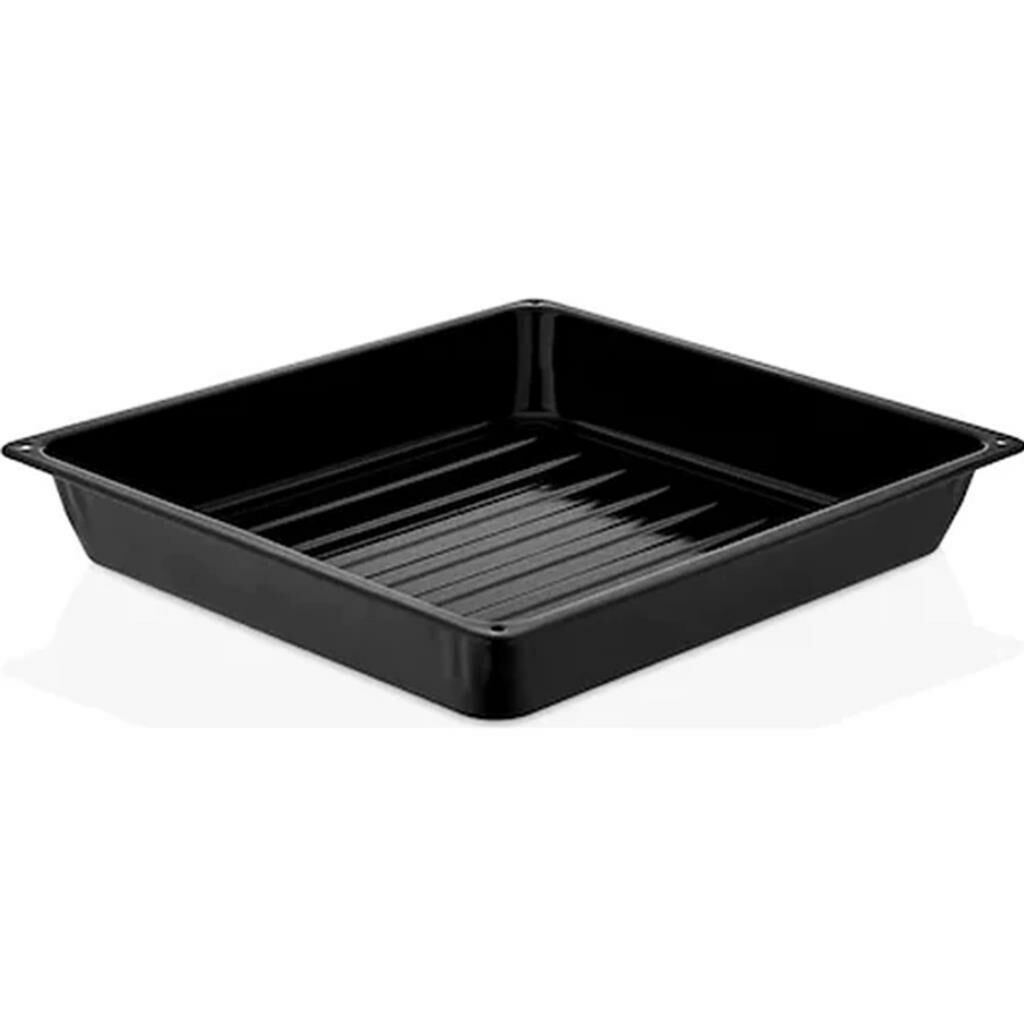 Siyah Emaye Fırın Tepsisi 37x34cm Dikdörtgen İç Dış Yüzeyi Sağlıklı Emaye Kaliteli Fırın Tepsisi N38