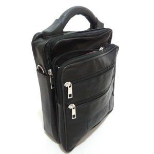 5 BÖLMELİ HAKİKİ DERİ ERKEK ASKILI EL ÇANTASI