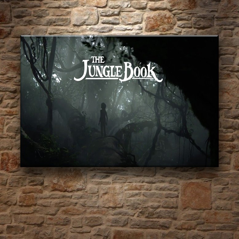 JUNGLE BOOK 7 değişen ölçü ORİJİNAL KANVAS TABLO