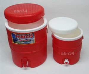 2li Set Musluklu Piknik Termosu,Su Termosu Sağlam Dayanıklı Çift Cidarlı Yiyecek ve İçecek Termosu