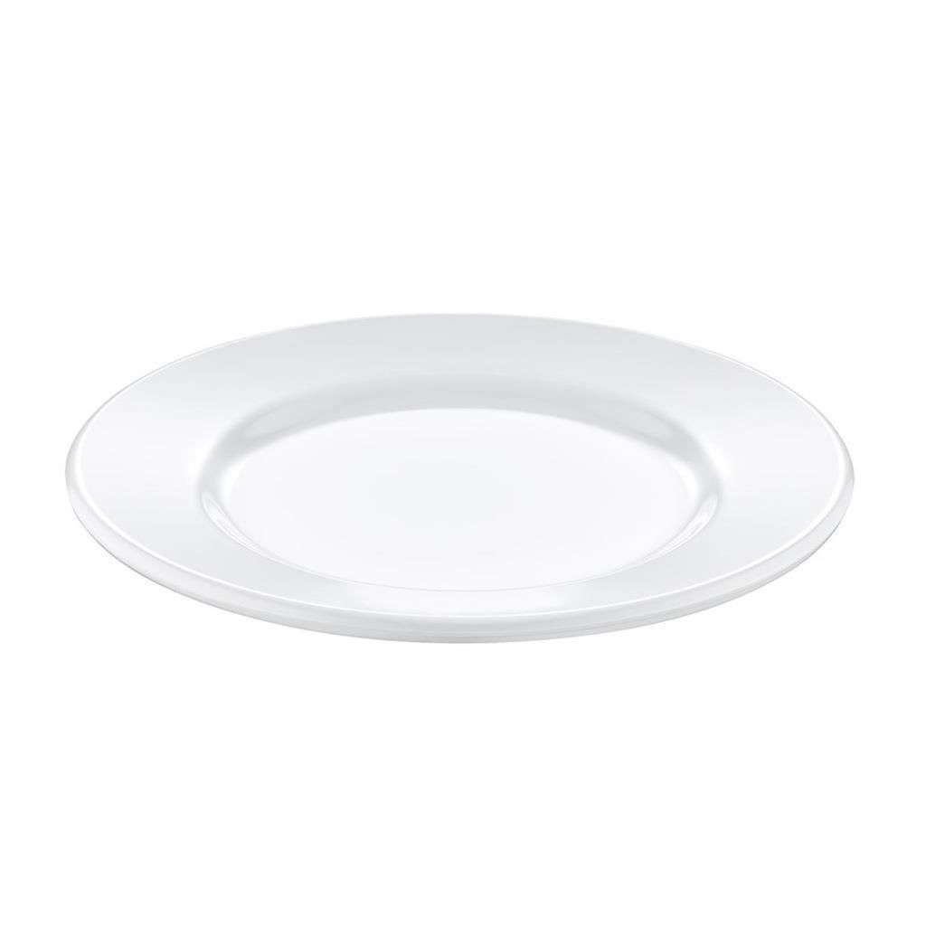 Beyaz Melamin 1lı 26cm Büyük servis tabağı Sağlıklı Hijyenik