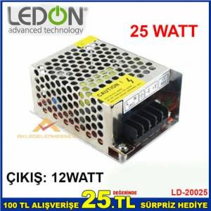 12 VOLT 2 Ah AMPER TRAFO ADAPTÖR GÜÇ KAYNAĞI