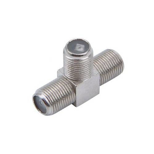 1.Kalite Bakır İç Yapılı F Konnektor 3 lü T Dağıtıcı