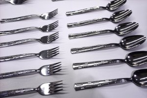 6 adet Yemek Kaşığı Seti Paslanmaz Çelik Safir 20cm Ucuz Md Kaşık Günübirlik için ideal Sofra Seti