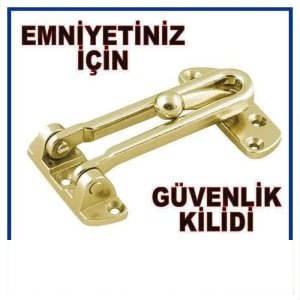 Tüm kapılara uygun ev içi kapı emniyeti 6vida DAHİL Çelik Kapı Emniyet Kelepçesi Kapı Emniyet Kilidi
