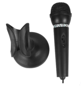 YW-30 Masaüstü El Mikrofonu Kondenserli Tripod Ayaklı 3.5mm Jack 1.6m Kablo Uzunluğu 196 gr Ağırlık