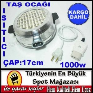 17cm 220 VOLT ANINDA ISINAN OCAK 1000 WATT TAŞ OCAK ISITICISI KD