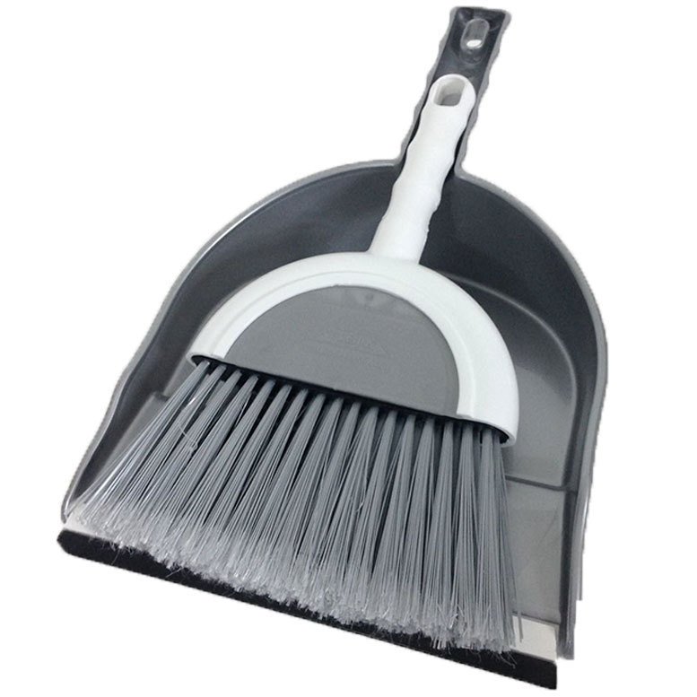 Büyük boy el süpürgesi fırça faraş takımı 32x21cm ucu lastikli