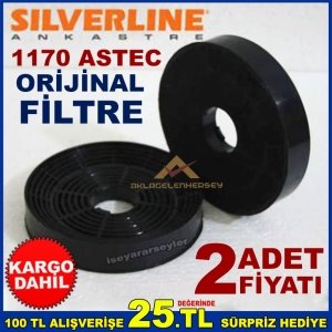 SILVERLINE 1170 ASTEC ANKASTRE DAVLUMBAZ KARBON FİLTRE