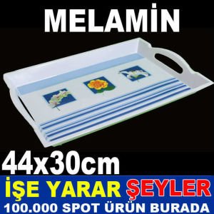 BÜYÜK BOY KAYDIRMAZ SERVS TABAĞI MELAMİN TEPSİ