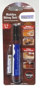 Mobilya Rötuş Kalemi 1+1 Vodaseal 5 Farklı Renkte