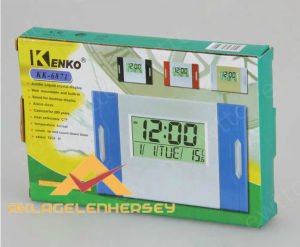 LCD EKRANLI OTOMATİK DİJİTAL DUVAR MASA SAATİ