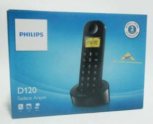 PHİLİPS D120 TELSİZ TELEFON 50 REHBER 20 ARAMA