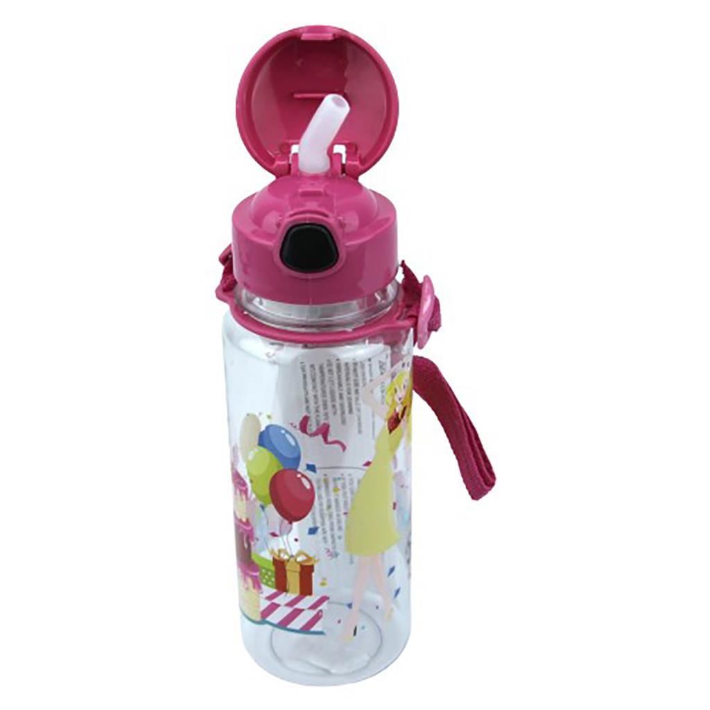 Venüs Okul Matarası 500 ml Otomatik Kapaklı Pipet Ağızlı Çiftsan Plastik