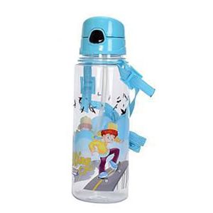 Venüs Okul Matarası 500 ml Otomatik Kapaklı Pipet Ağızlı Çiftsan Plastik