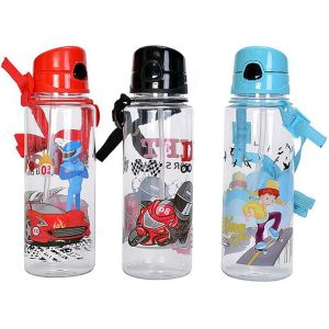 Venüs Okul Matarası 500 ml Otomatik Kapaklı Pipet Ağızlı Çiftsan Plastik