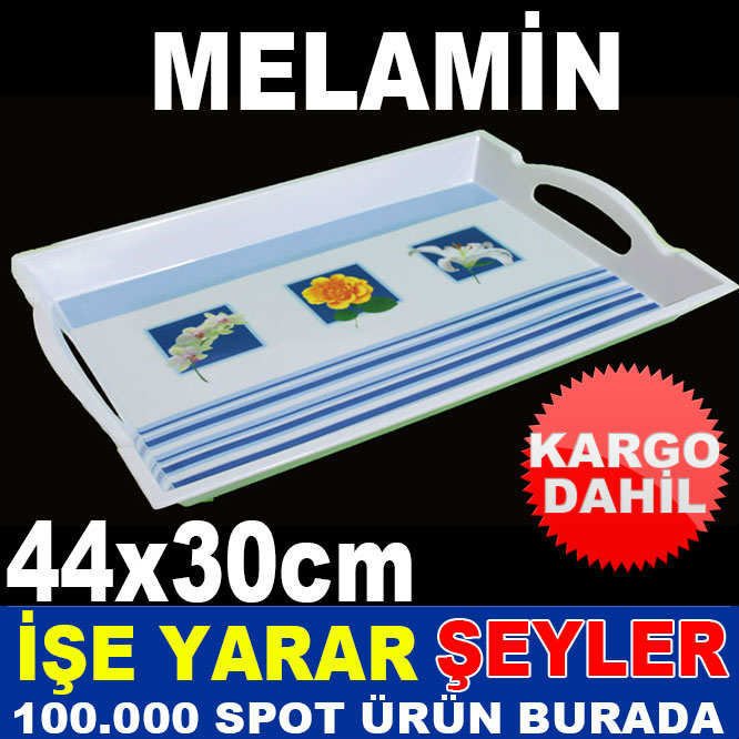BÜYÜK BOY KAYDIRMZ SERVS TABAĞI MELAMİN TEPSİ KD