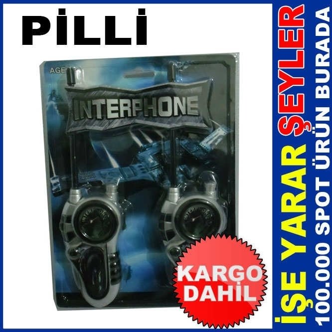 ERKEK ÇOCUK WALKI TALKI OYUNCAK ÇOCUK TELSİZİ KD