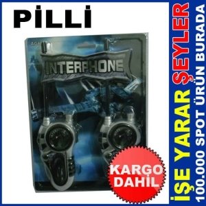 ERKEK ÇOCUK WALKI TALKI OYUNCAK ÇOCUK TELSİZİ KD